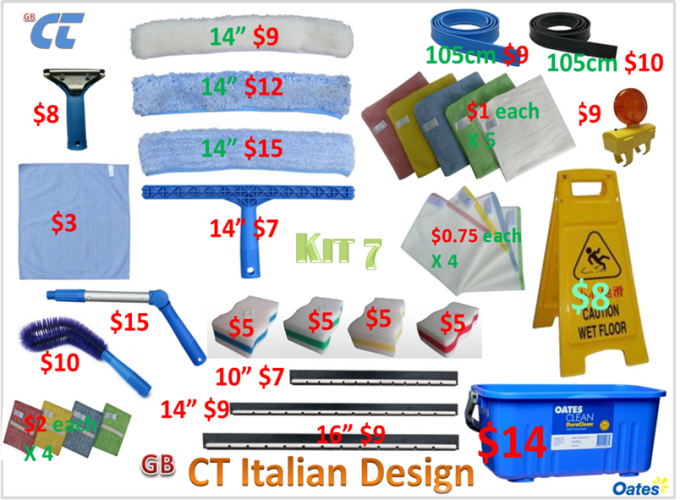 Window Cleaning Kit 7 Kit 7